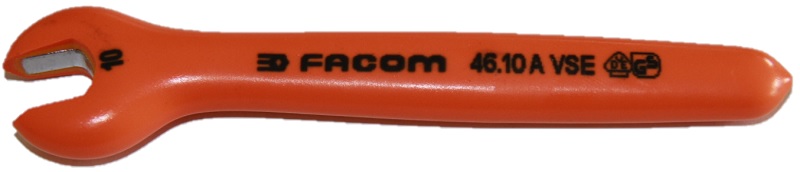 Ключ гаечный рожковый изолированный 10 мм Facom