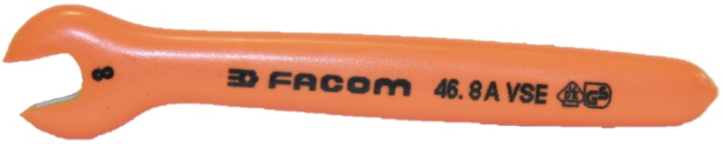 Ключ гаечный рожковый изолированный 8 мм Facom