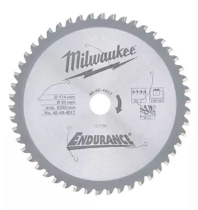 Пильный диск по металлу 174x20 мм Z50 Milwaukee