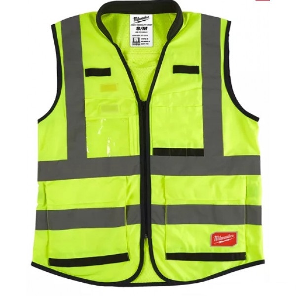 Жилет светоотражающий Premium Hi-Visibility Vest Yellow - L/XL