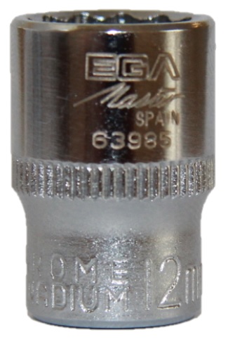 Головка двенадцатигранная 12 мм, 1/4" Ega Master