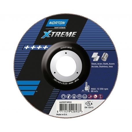 Зачистной круг Saint-Gobain X-TREME LIFE, Т27, 230 х 7.0 мм