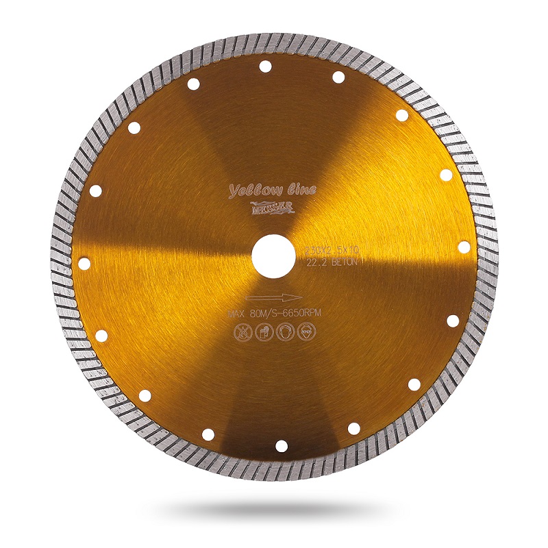 Диск алмазный Messer YELLOW LINE BETON TURBO 230х22,2