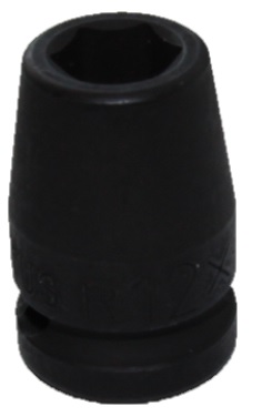 Головка ударная шестигранная 12 мм, 1/2" Saltus