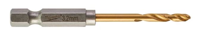 Сверло по металлу RedHEX HSS-G TiN 3.2 мм (2 шт.)