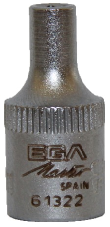 Головка шестигранная 3,2 мм 1/4" Ega Master