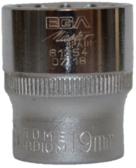 Головка двенадцатигранная 19 мм, 3/8" Ega Master