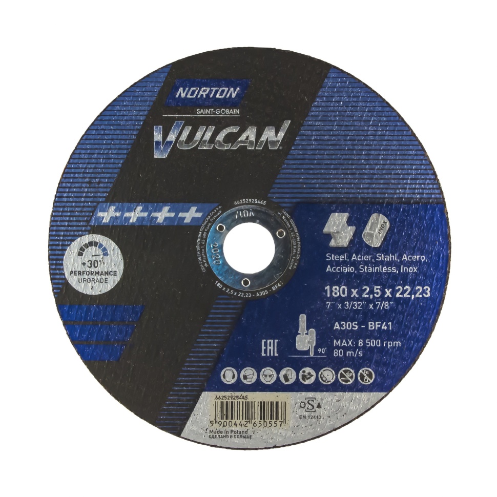 Отрезной круг Saint-Gobain Vulcan, 41, 180 х 2,5 мм