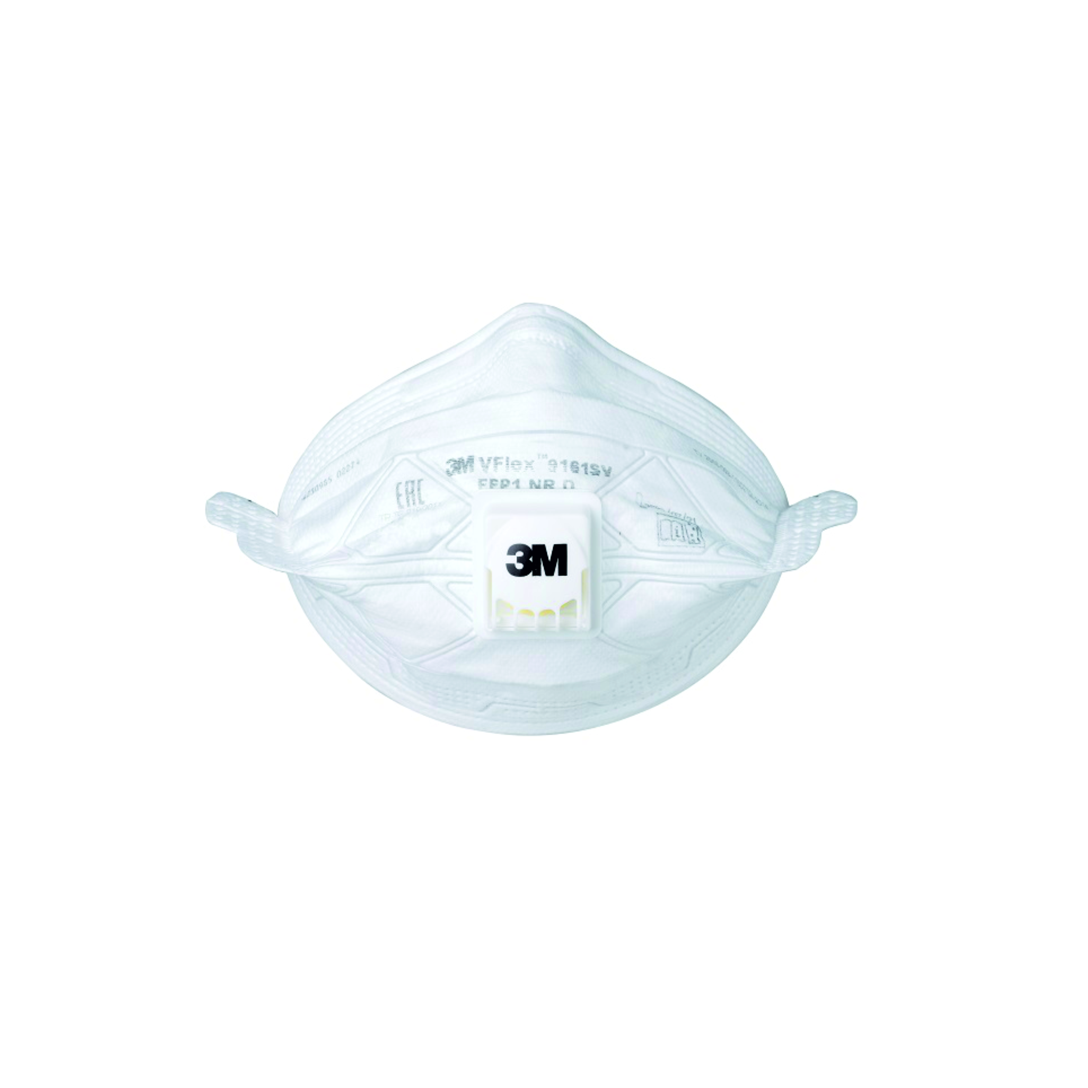 3M™ VFlex™ 9161SV Противоаэрозольная фильтрующая полумаска класс защиты FFP1 NR D, складная, с клапаном выдоха