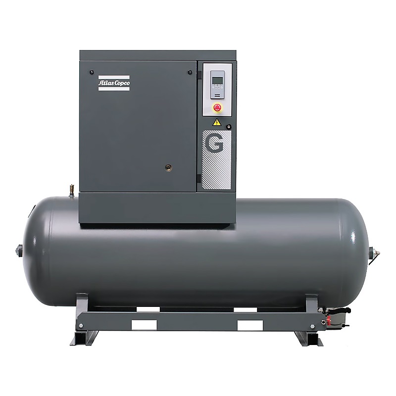 Компрессор винтовой маслосмазываемый Atlas Copco G7 7,5P / 400В 3ф 50Гц без N / CE TM(270l)