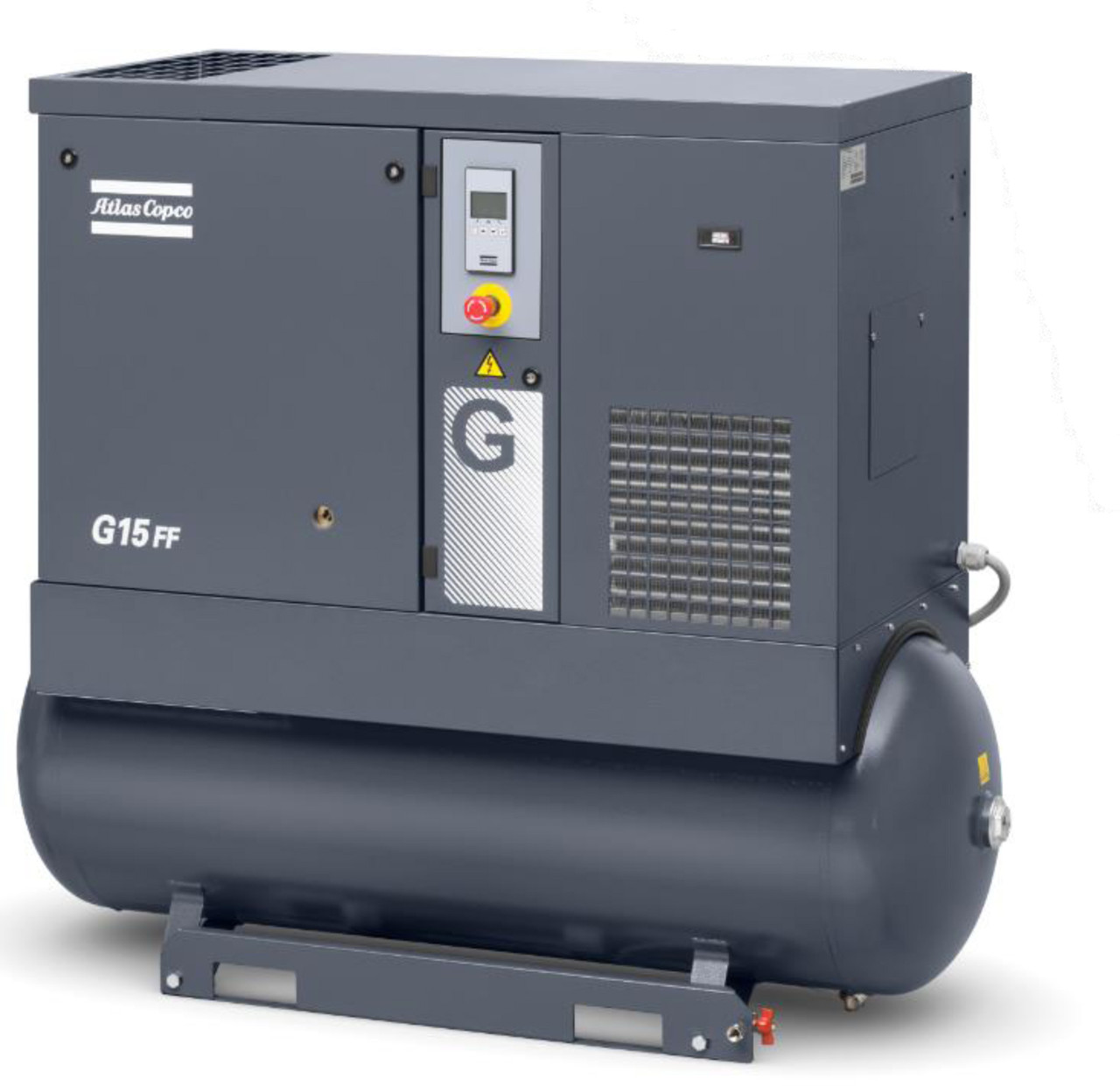 Компрессор винтовой маслосмазываемый Atlas Copco G15 13FF / 400В 3ф 50Гц без N / CE TM(270l)