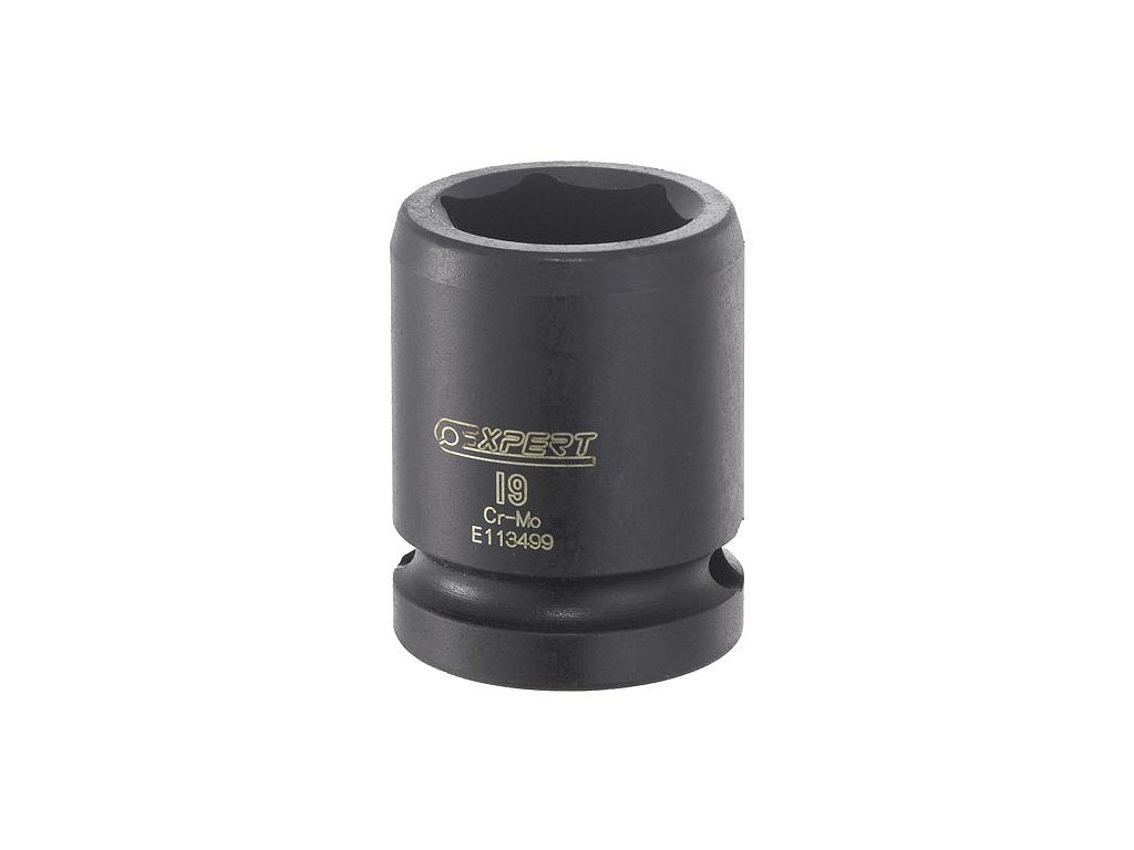 Головка ударная шестигранная 19 мм, 1/2" Expert