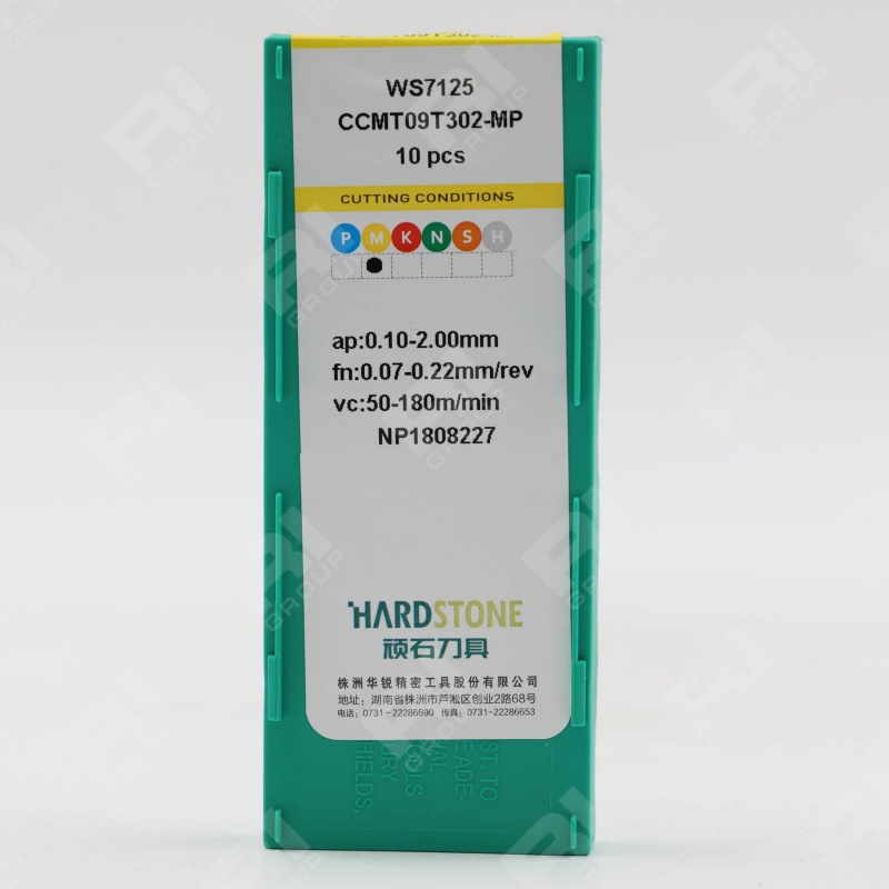 Токарная пластина CCMT09T302-MP WS7125 оригинал режимы резания