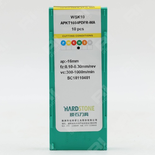 Фрезерная пластина APKT1604PDFR-MA WSK10 оригинал режимы резания