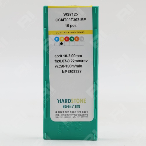 Токарная пластина CCMT09T302-MP WS7125 оригинал режимы резания