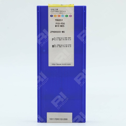 Пластина ZPHD0503-MG YBG202 оригинал режимы резания