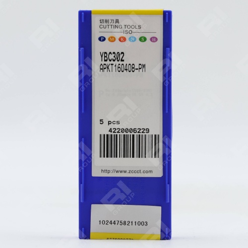 Фрезерная пластина APKT 160408-PM YBG302 оригинал режимы резания
